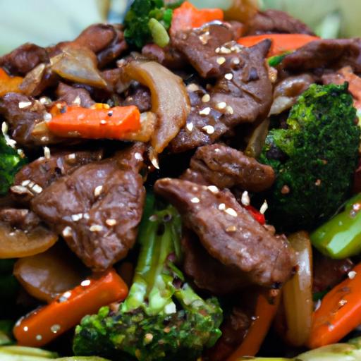 sesame beef stir fry