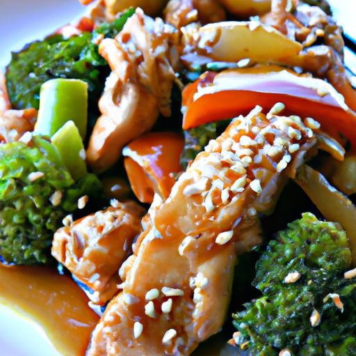 sesame chicken stir fry