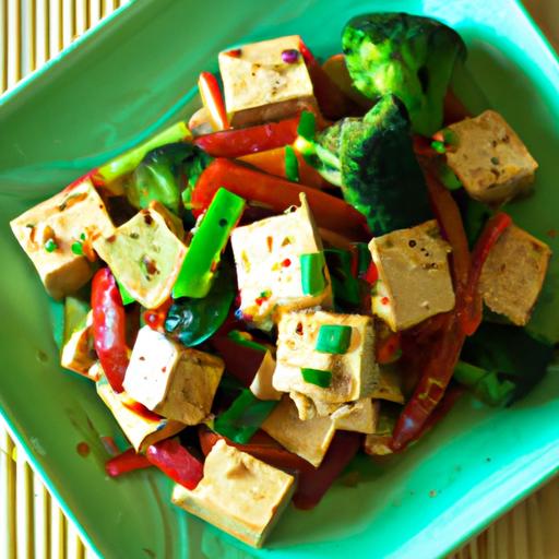 sesame tofu stir fry