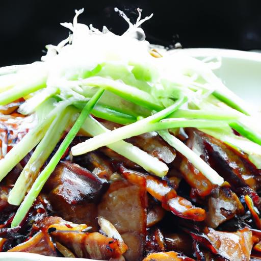 shredded pork in beijing sauce