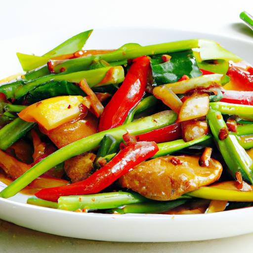 shredded pork stir fry