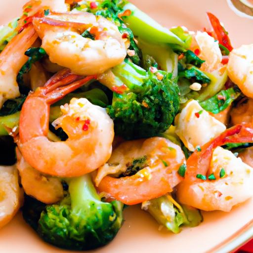 shrimp and broccoli stir fry