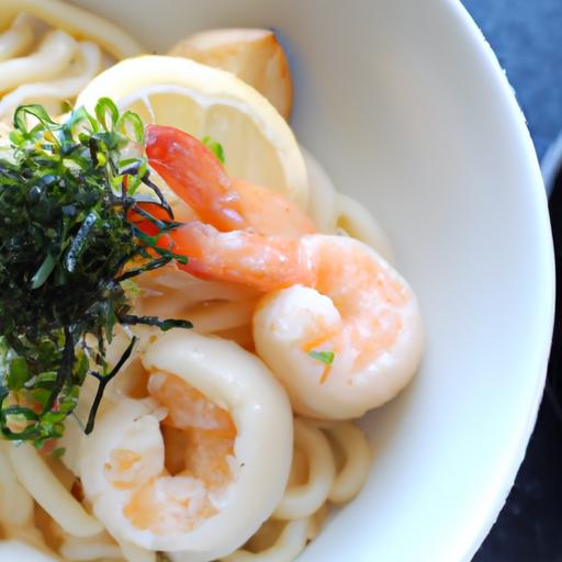 shrimp and scallop udon