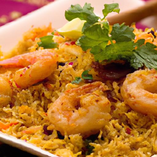 shrimp biryani