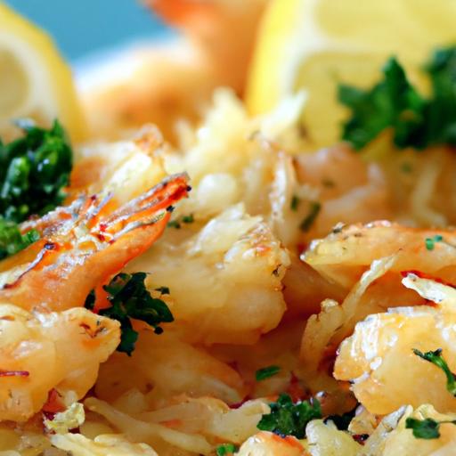 shrimp scampi hashbrowns