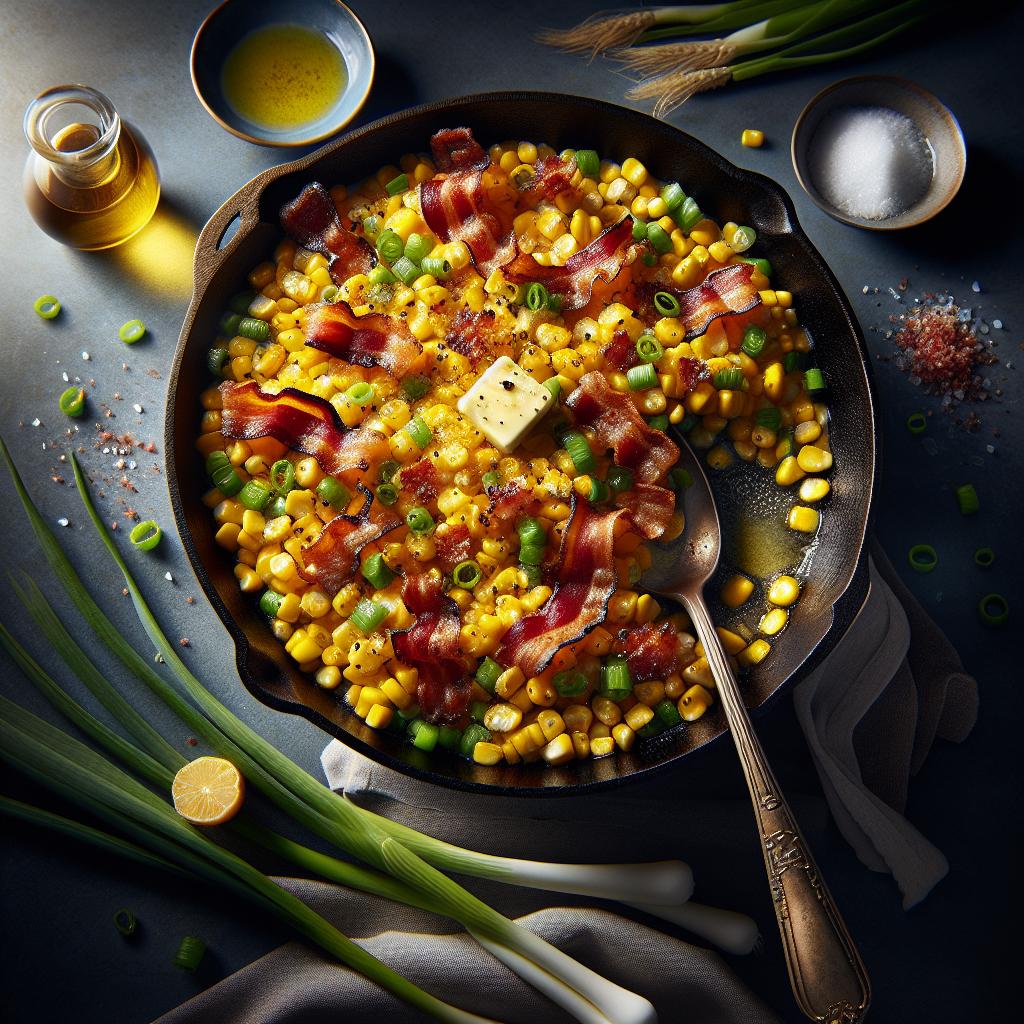 skillet corn with bacon