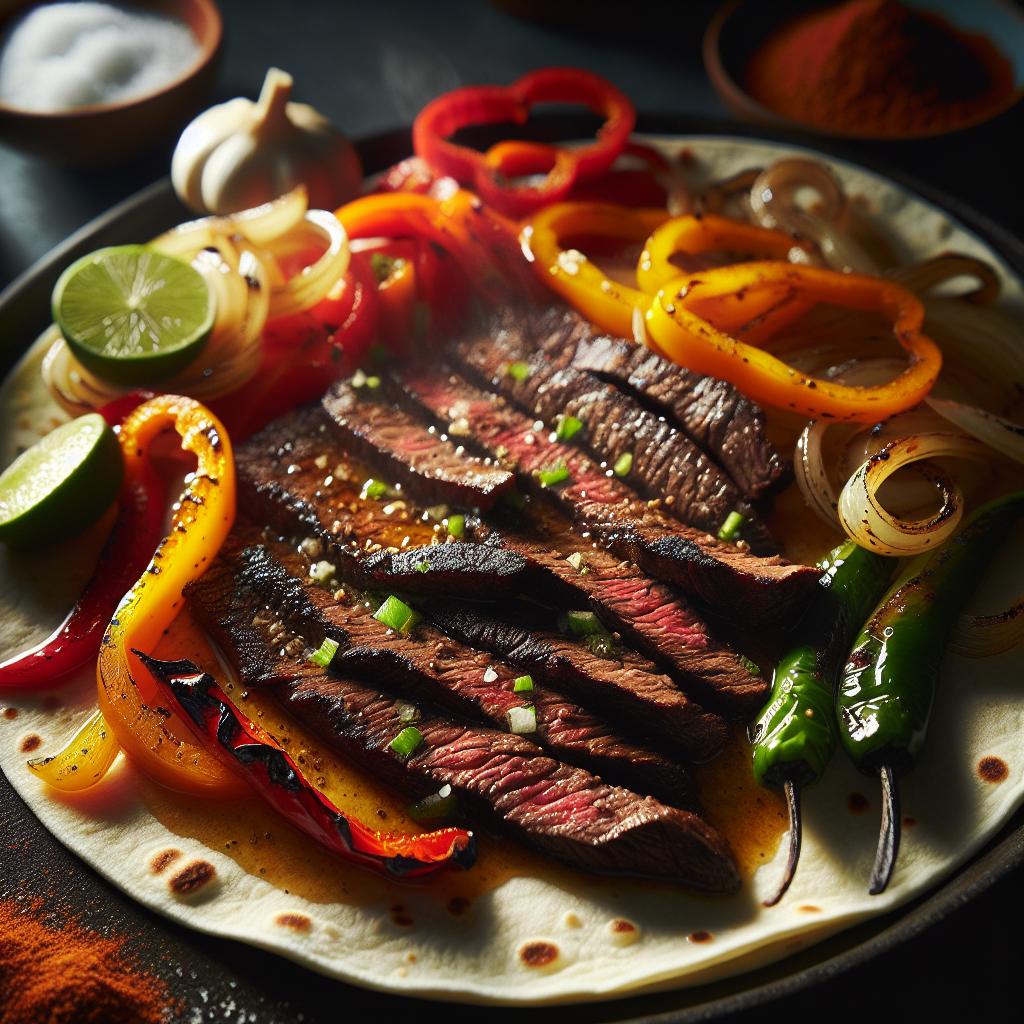 Skirt Steak Fajitas