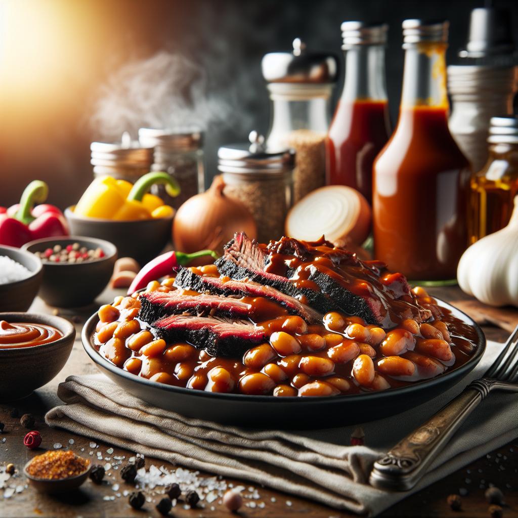 Smoked Brisket Baked Beans