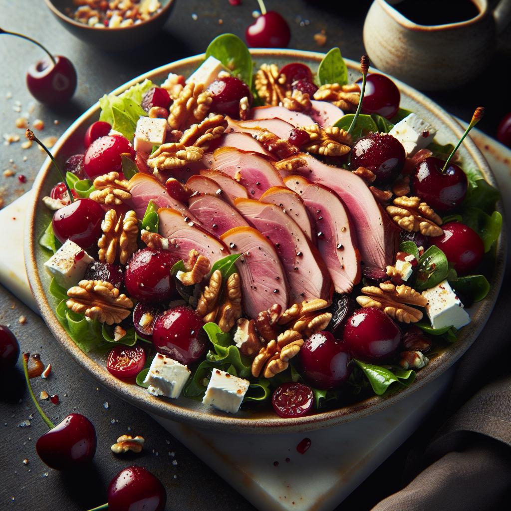 Smoked Duck and Cherry Salad