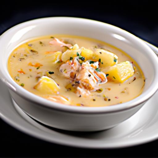 smoked salmon chowder