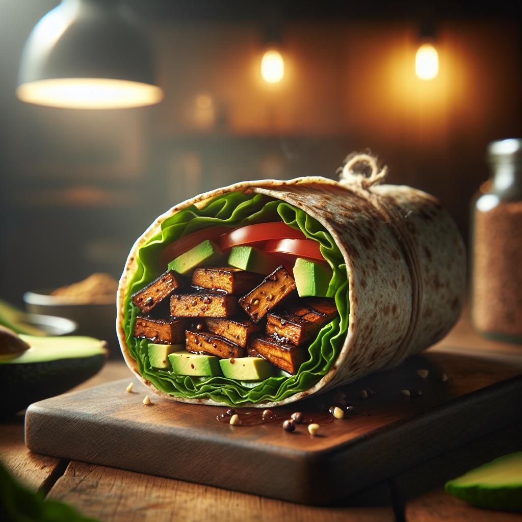 Smoky Tempeh Wraps