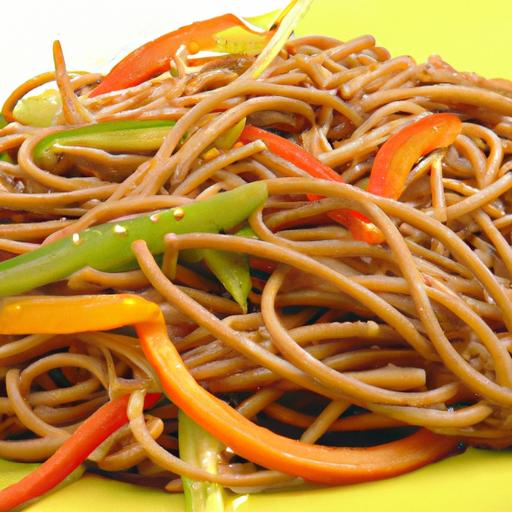 soba noodle stir fry