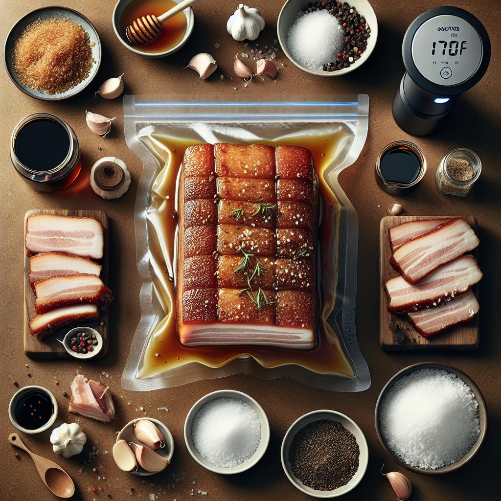 sous vide pork belly