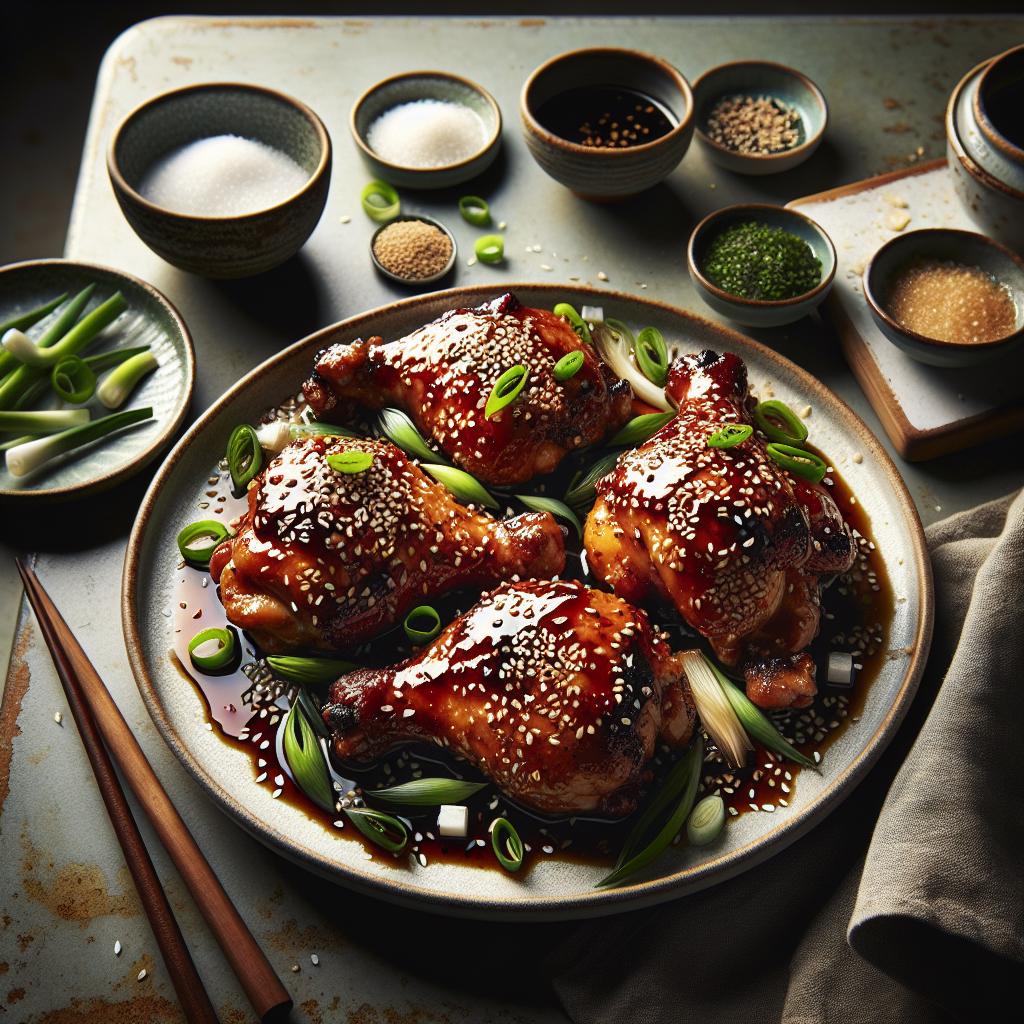 soy glazed chicken thighs