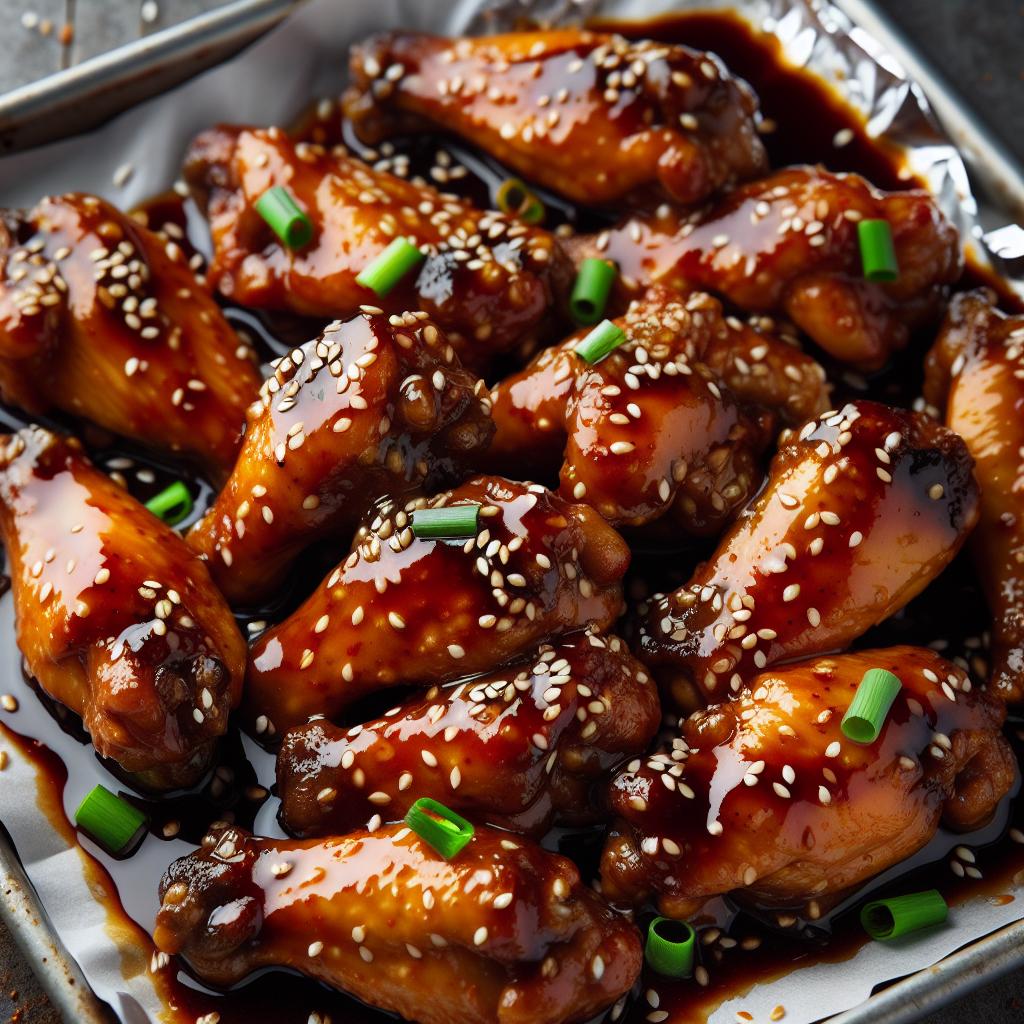 Soy Glazed Chicken Wings