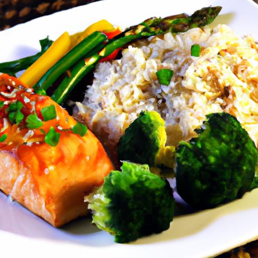 soy glazed salmon stir fry