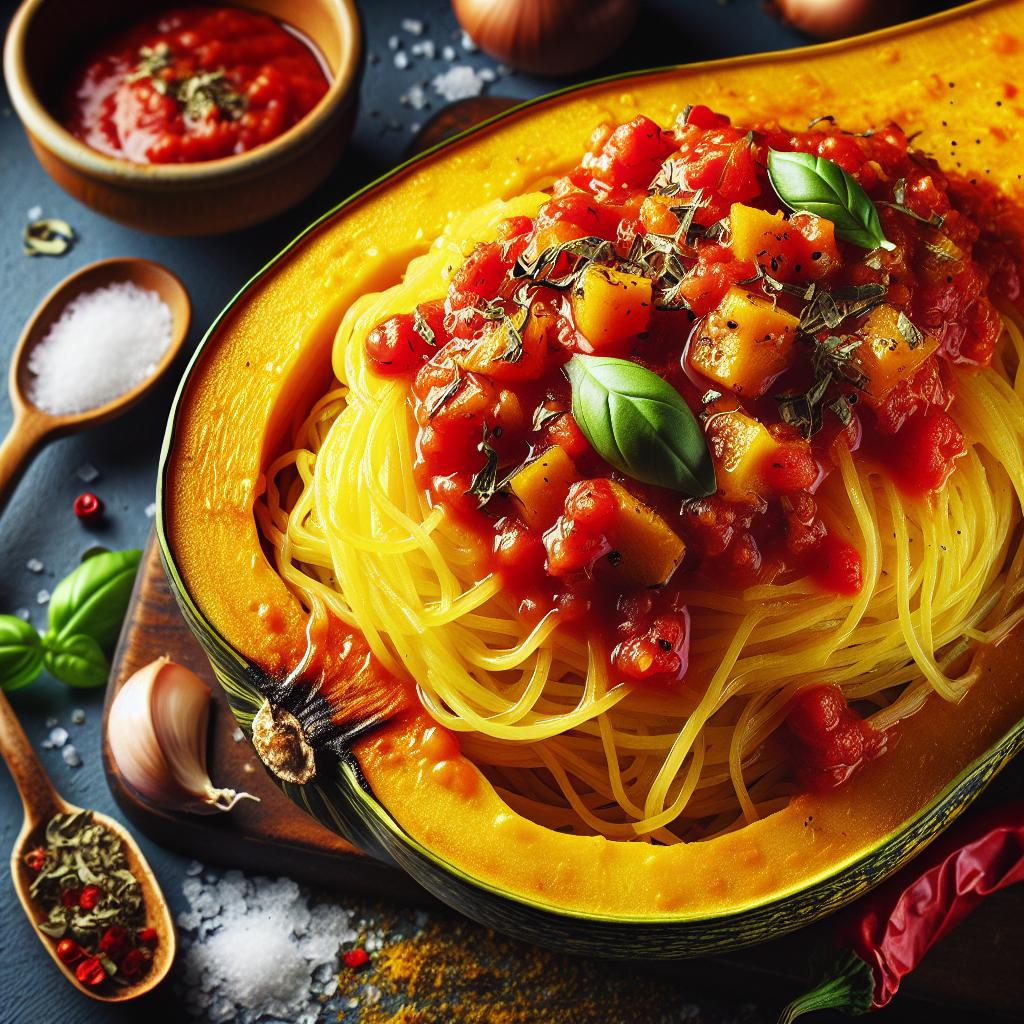 spaghetti squash with marinara sauce