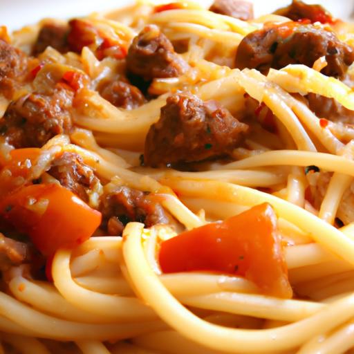 spaghetti with meat sauce