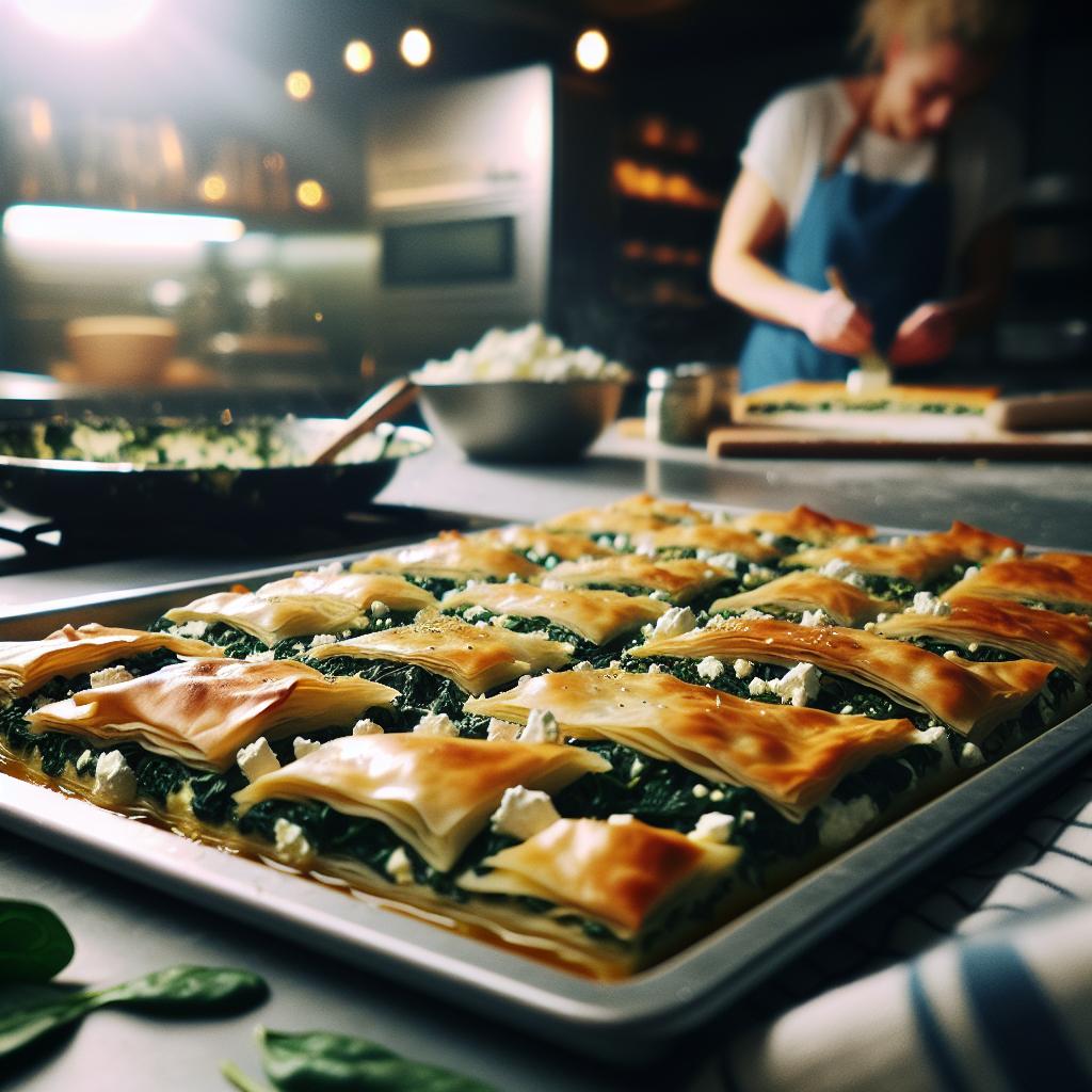 spanakopita (spinach pie)