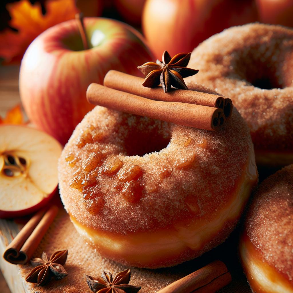 Spiced Apple Cider Donuts