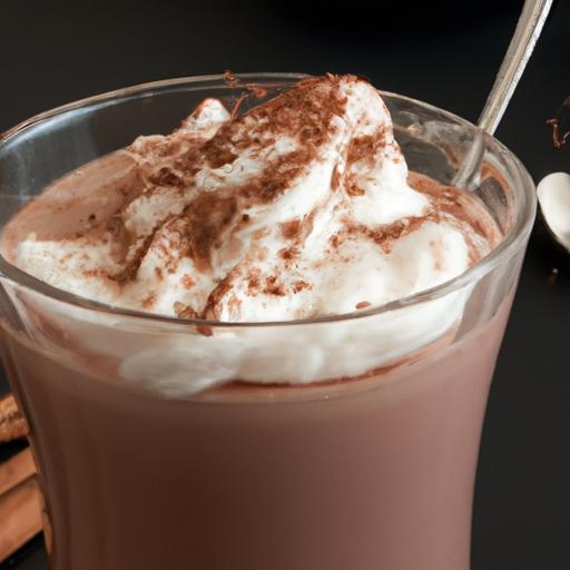 spiced hot chocolate milkshake