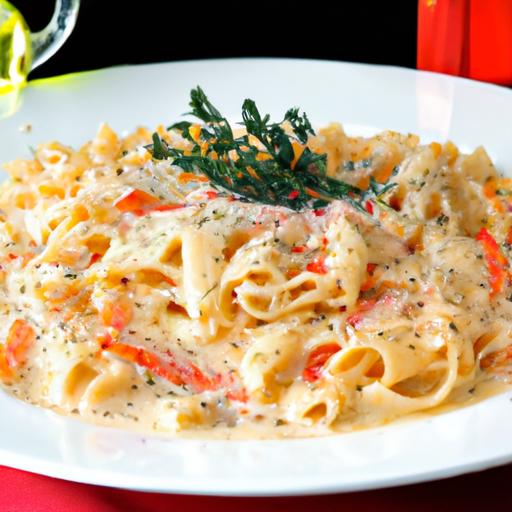 Spicy Alfredo with Red Pepper Flakes