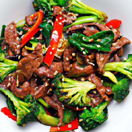 spicy beef stir fry