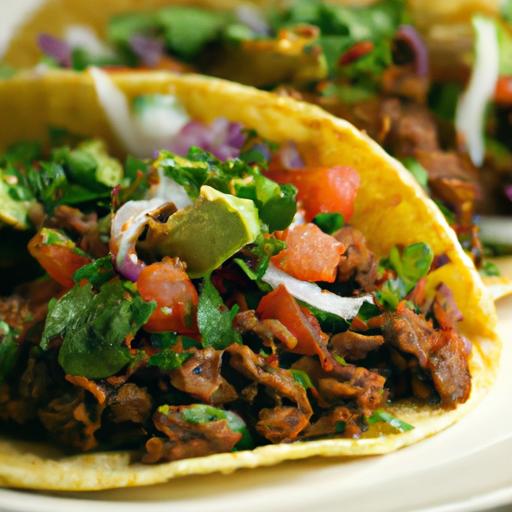 spicy beef tacos