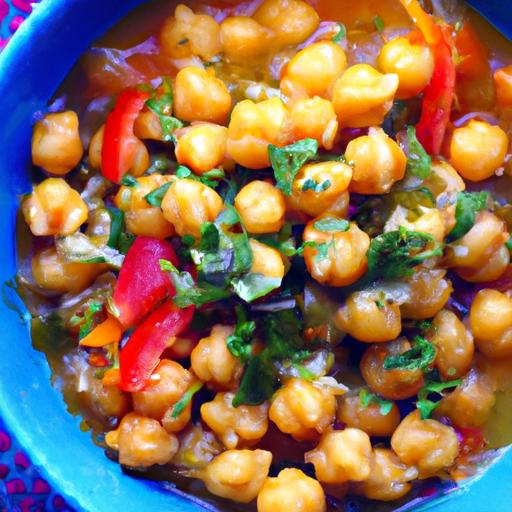 spicy cabbage and chickpea soup