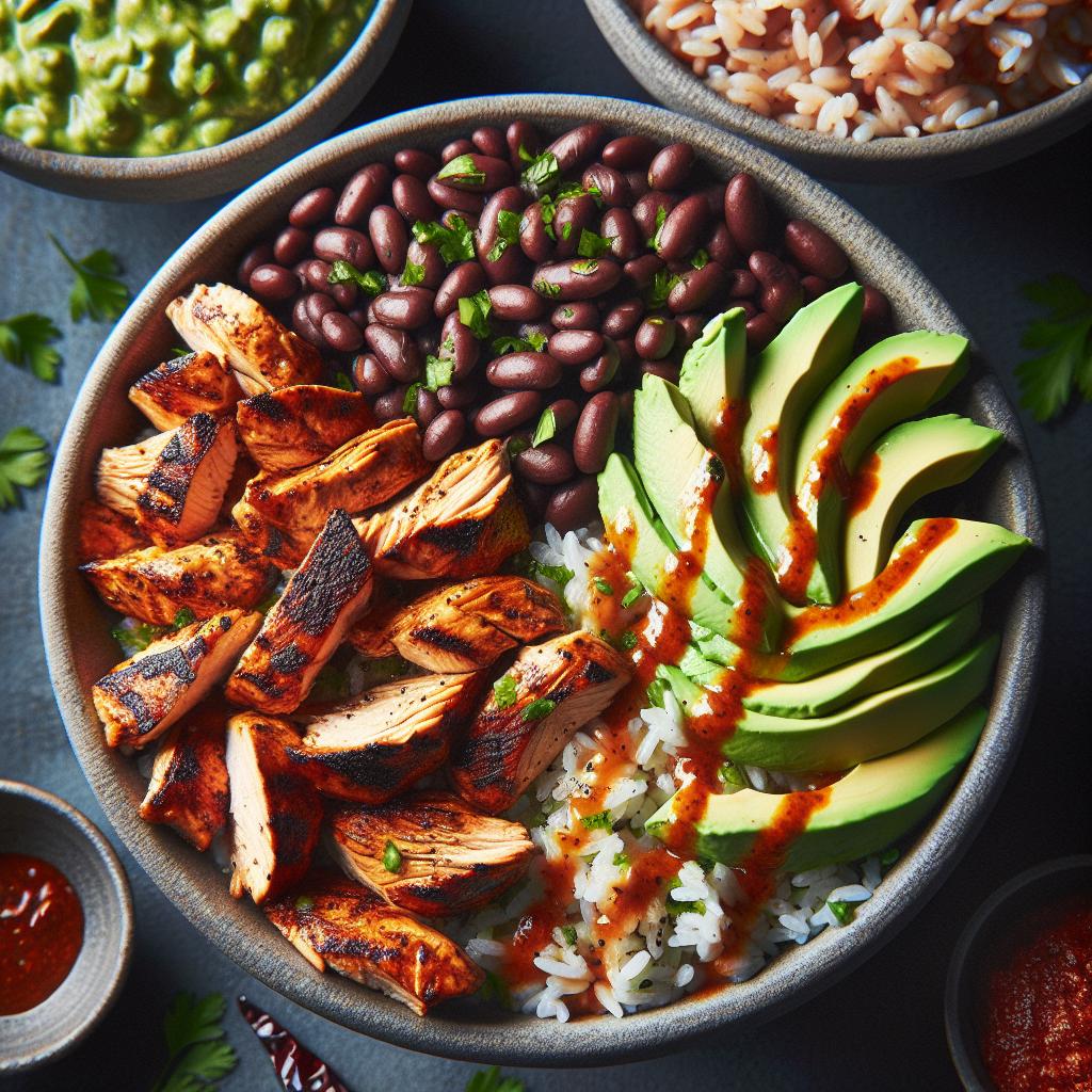 spicy chipotle chicken bowl