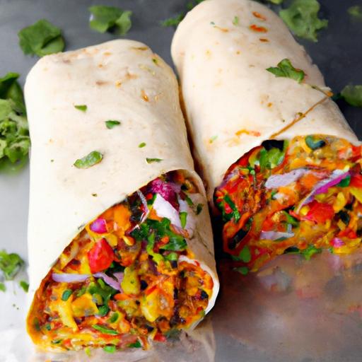 Spicy Indian Curry Wraps