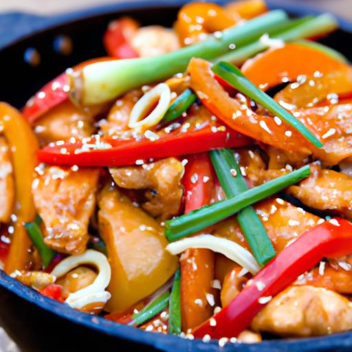 spicy korean chicken stir fry