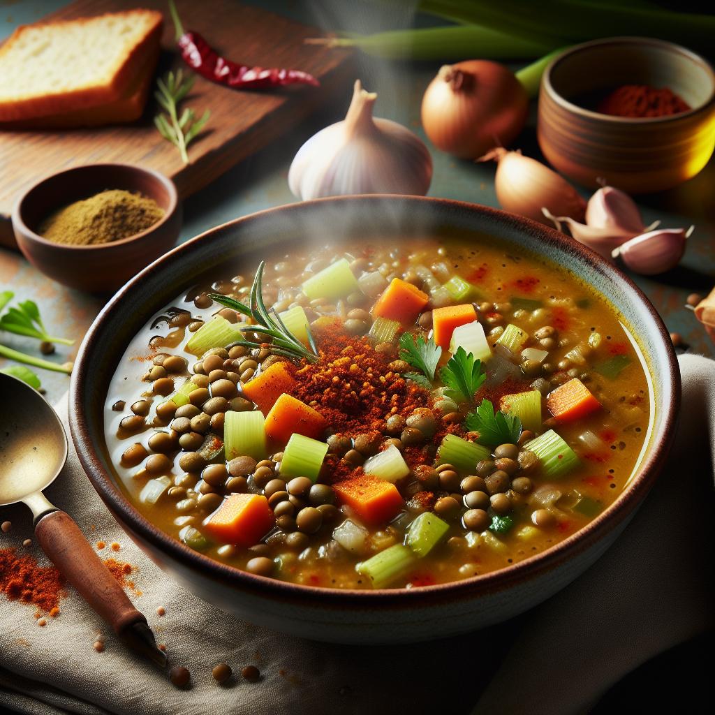 spicy lentil soup