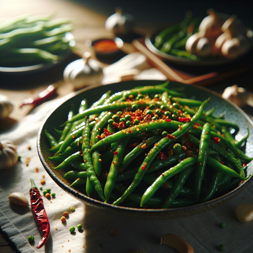 Spicy Szechuan Green Beans