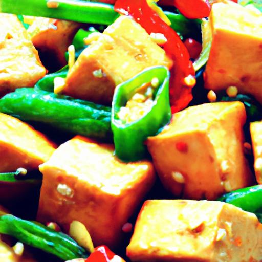 spicy tofu stir fry