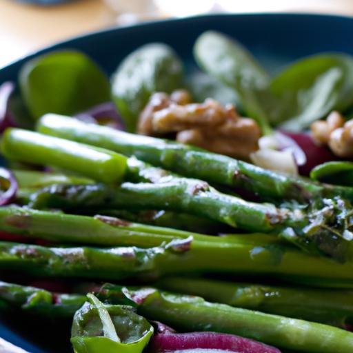 spinach and asparagus salad