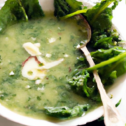 spinach and fennel soup