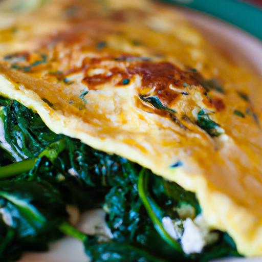 Spinach and Feta Omelette