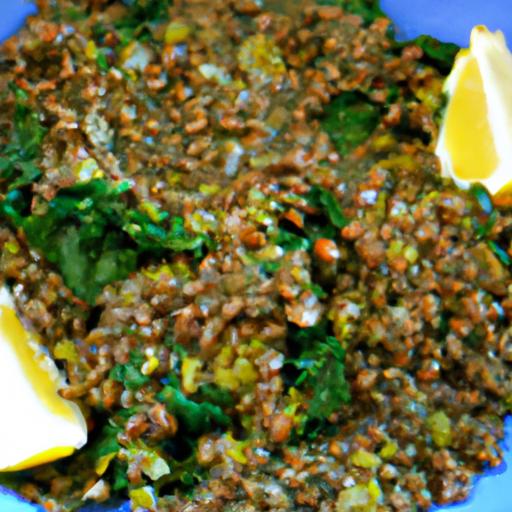 spinach and lentil pilaf with basmati rice