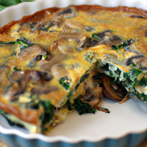 Spinach and Mushroom Frittata