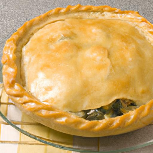 spinach and mushroom pot pie