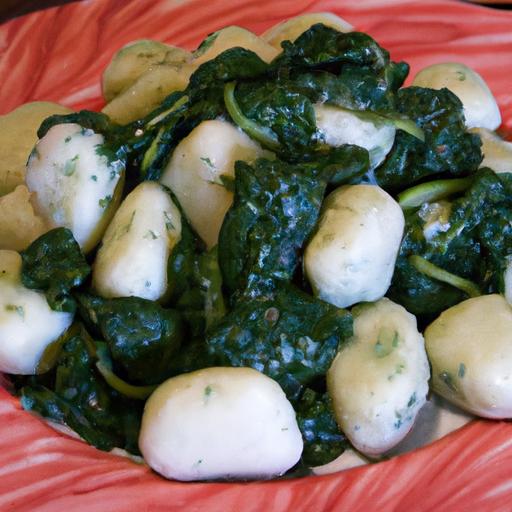 spinach and ricotta gnocchi