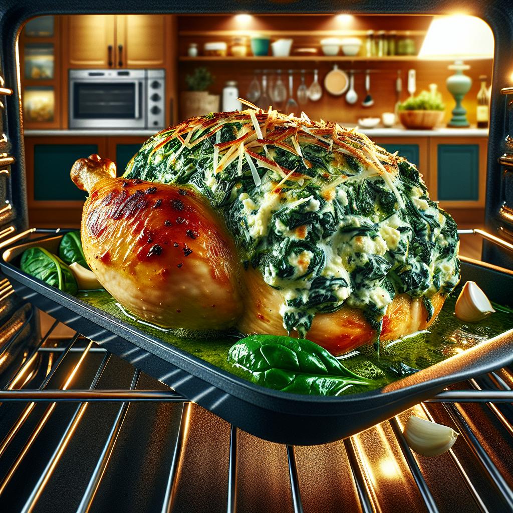 Spinach and Ricotta Stuffed Chicken