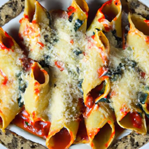 Spinach and Ricotta Stuffed Shells