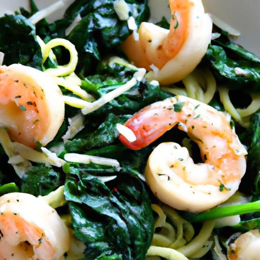 spinach and shrimp scampi