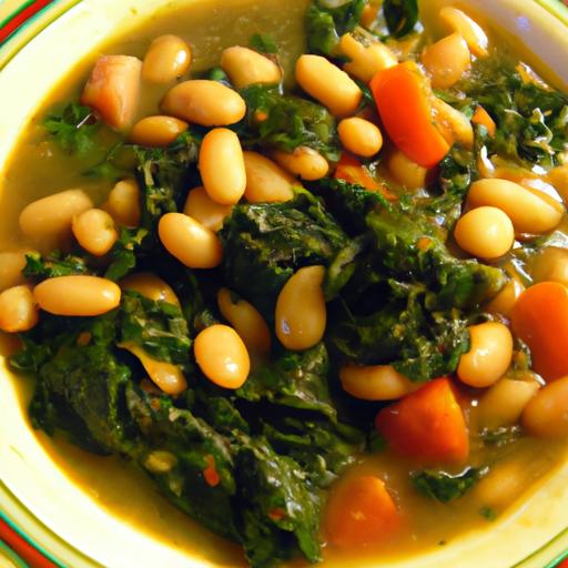 spinach and white bean stew