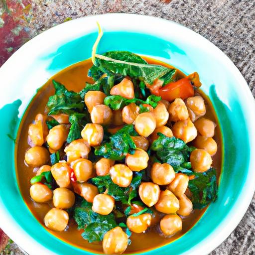 spinach channa masala