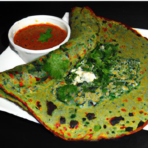 spinach dosa