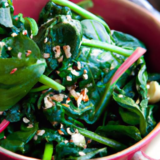 spinach stir fry