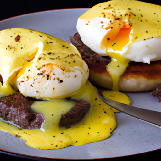 steak and eggs benedict